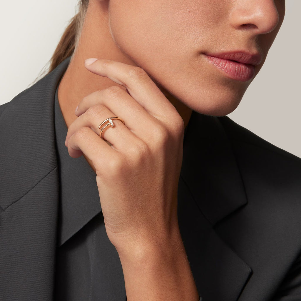 Cartier Love Bangle Rose Gold & Diamond
